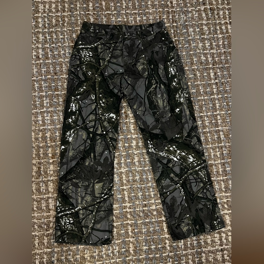 Camouflage cargo pants